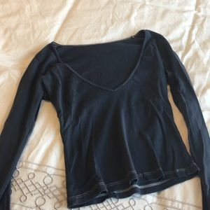 Brandy Melville navy long sleeve top